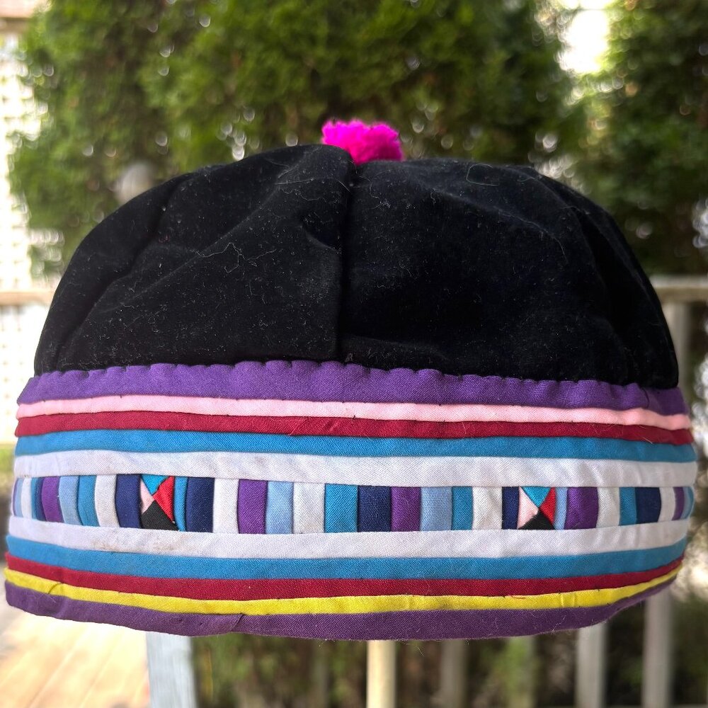 Black Velour Cap